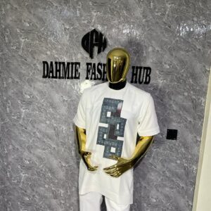 White Senator Set with DTF Print